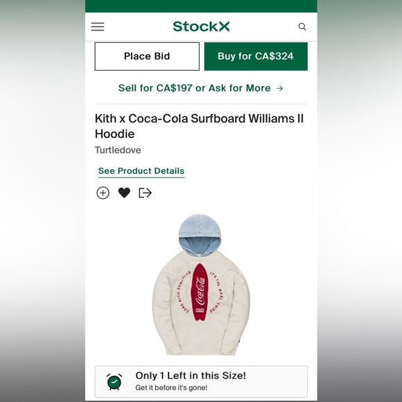 KITH X Coca Cola hoodie ! - Picture 2 of 5